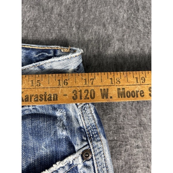 Buckle BKE Star Jeans Women's 34x29 Low Rise Blue Light Wash‎ Star Flare Jeans - Picture 5 of 10